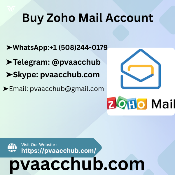 Buy Zoho Email Accounts Complete  Guide For Businesses